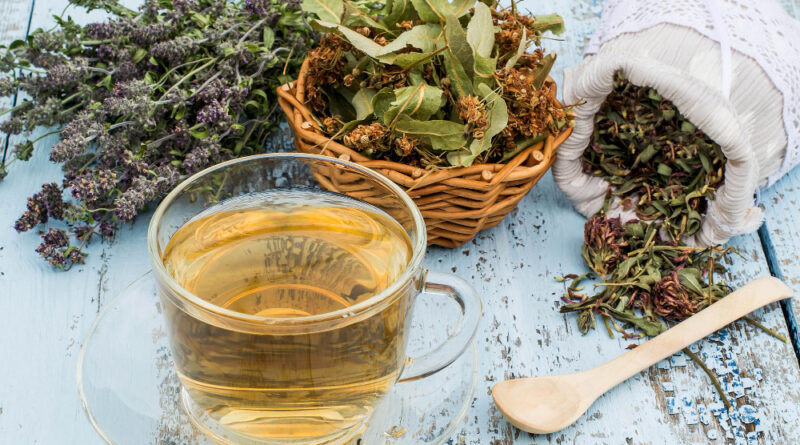 Various Meadow Herbs Tea