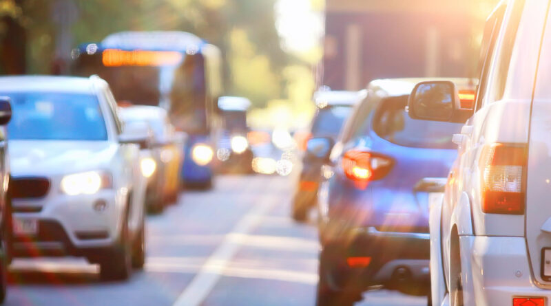 Cars City Road Zoom Movement Abstract Blurred Background Urban Transport Concept (1)