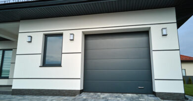 automatic-electric-rollup-commercial-garage-gate-pushup-door-modern-private-building-ground-floor