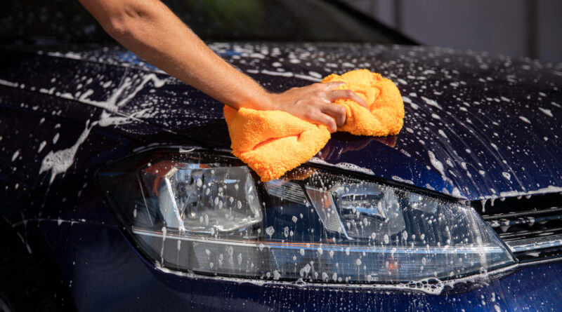 Close Up Car Care Washing