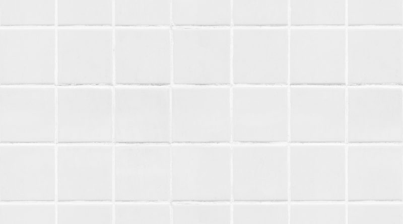 White Square Tiled Texture Background