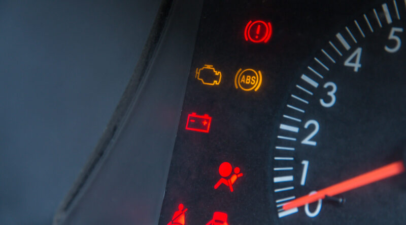 Screen Display Car Status Warning Light Dashboard Panel Show Fault Indicators