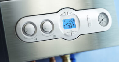 Gas Boiler Control Panel Gas Boiler Home Heating 3d