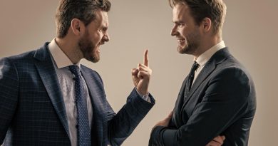 Aggressive Businessmeeting Struggle Leadership Displeased Colleague Dispute