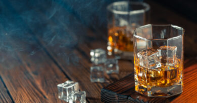 Whiskey Glass With Ice