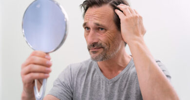 Man Getting Hair Loss Treatment