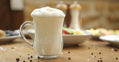 Turkish Drink Ayran Kefir Buttermilk Made With Yogurt
