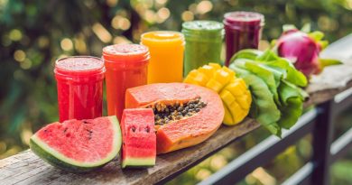 rainbow-from-smoothies-watermelon-papaya-mango-spinach-dragon-fruit-smoothies-juices-beverages-drinks-variety-with-fresh-fruits-wooden-table