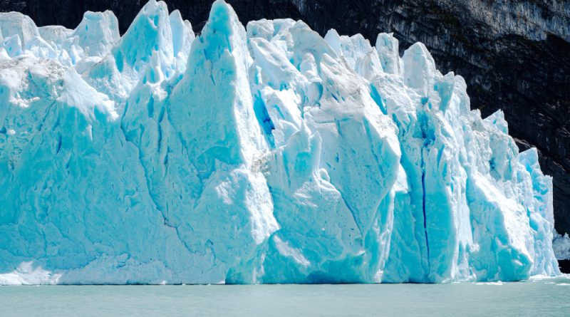 Glacier spegazzini argentina close up